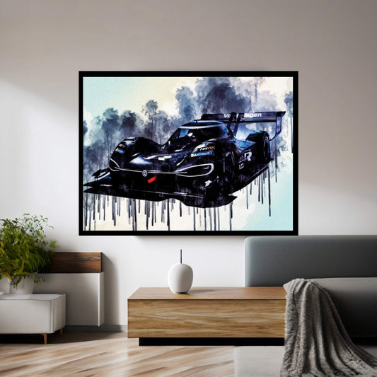 Roy Nissany Williams Fw43B On Track Raceway Formula 1 2021 F1 Cars Sportscars Canvas Wall Art - Y Canvas