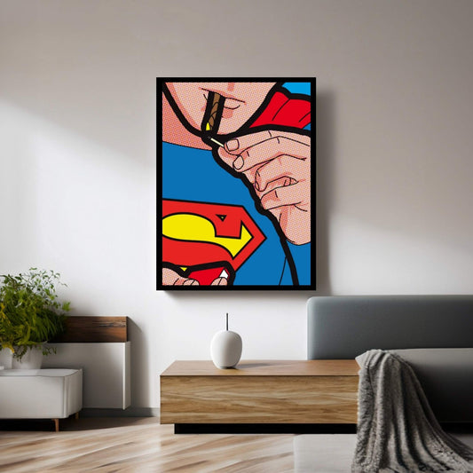 Super Smoke Canvas Wall Art - Y Canvas