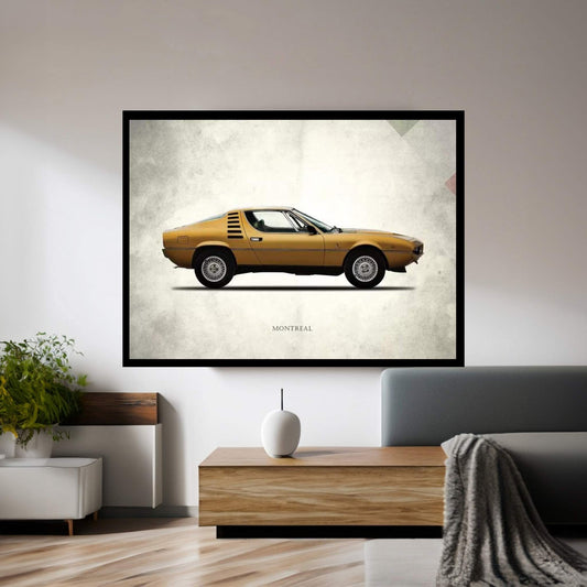 1972 Alfa Romeo Montreal Canvas Wall Art - Y Canvas