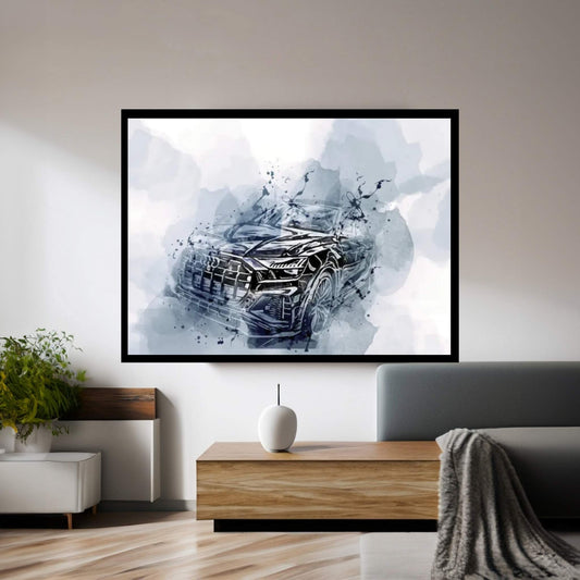 2022 Audi Sq8 Abt Exterior Canvas Wall Art - Y Canvas