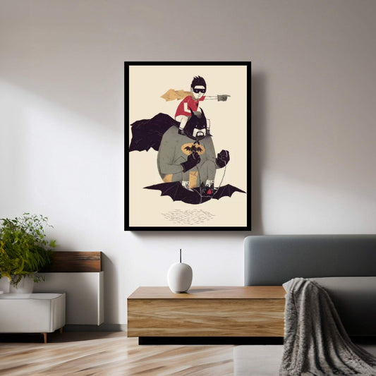 Batmobile Canvas Wall Art - Y Canvas