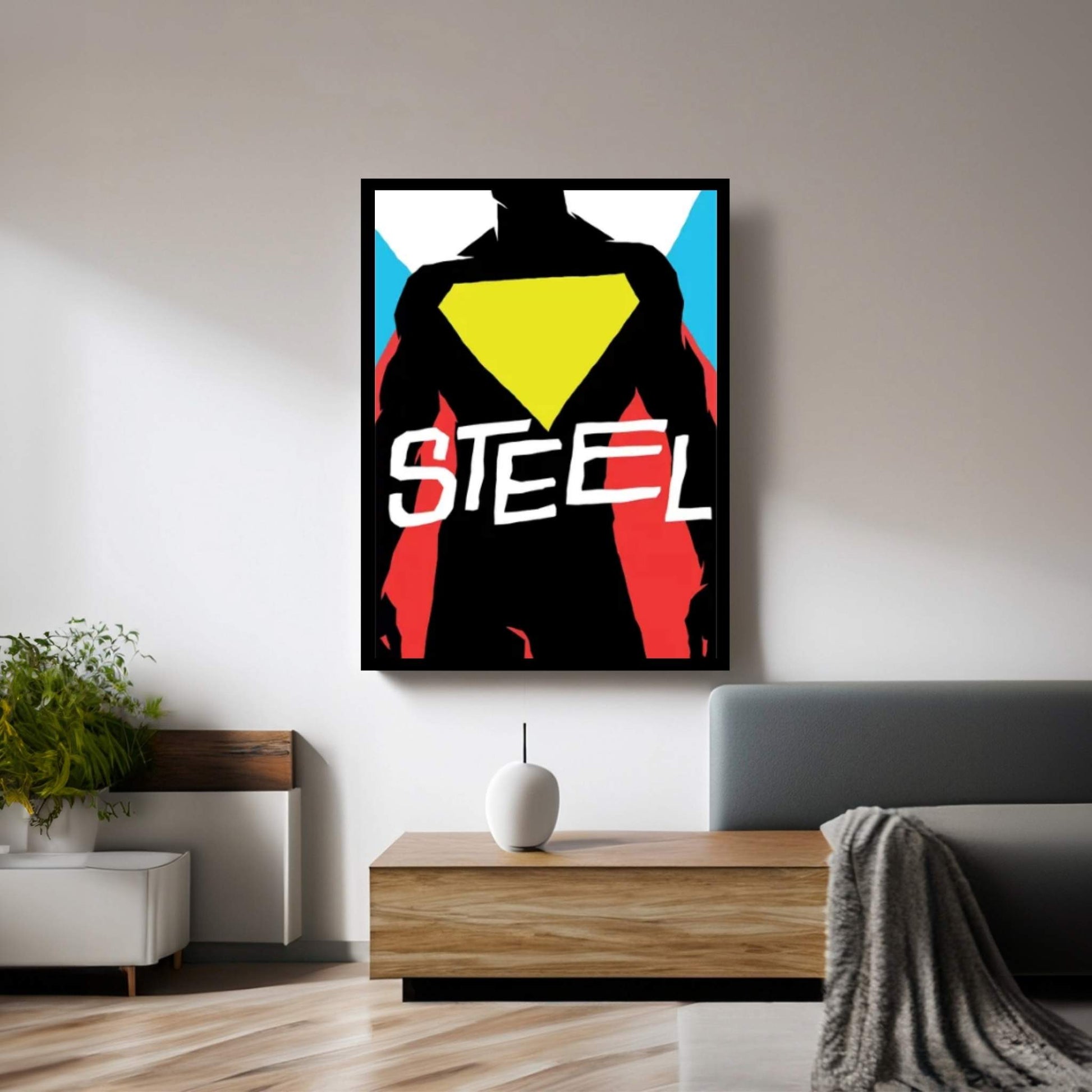 Steel Canvas Wall Art - Y Canvas