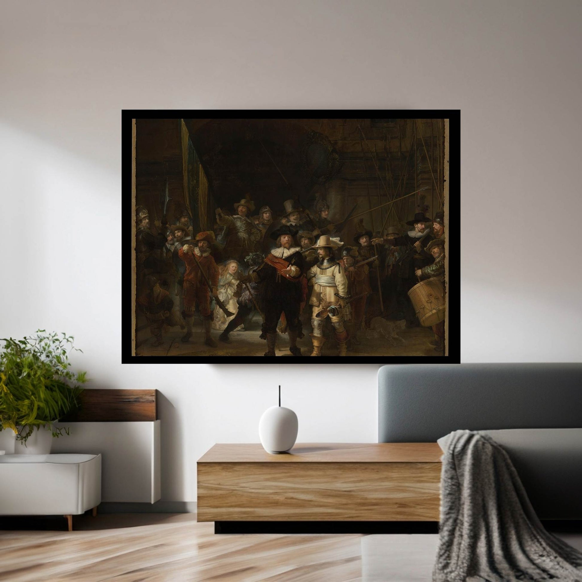 The Night Watch Canvas Wall Art - Y Canvas