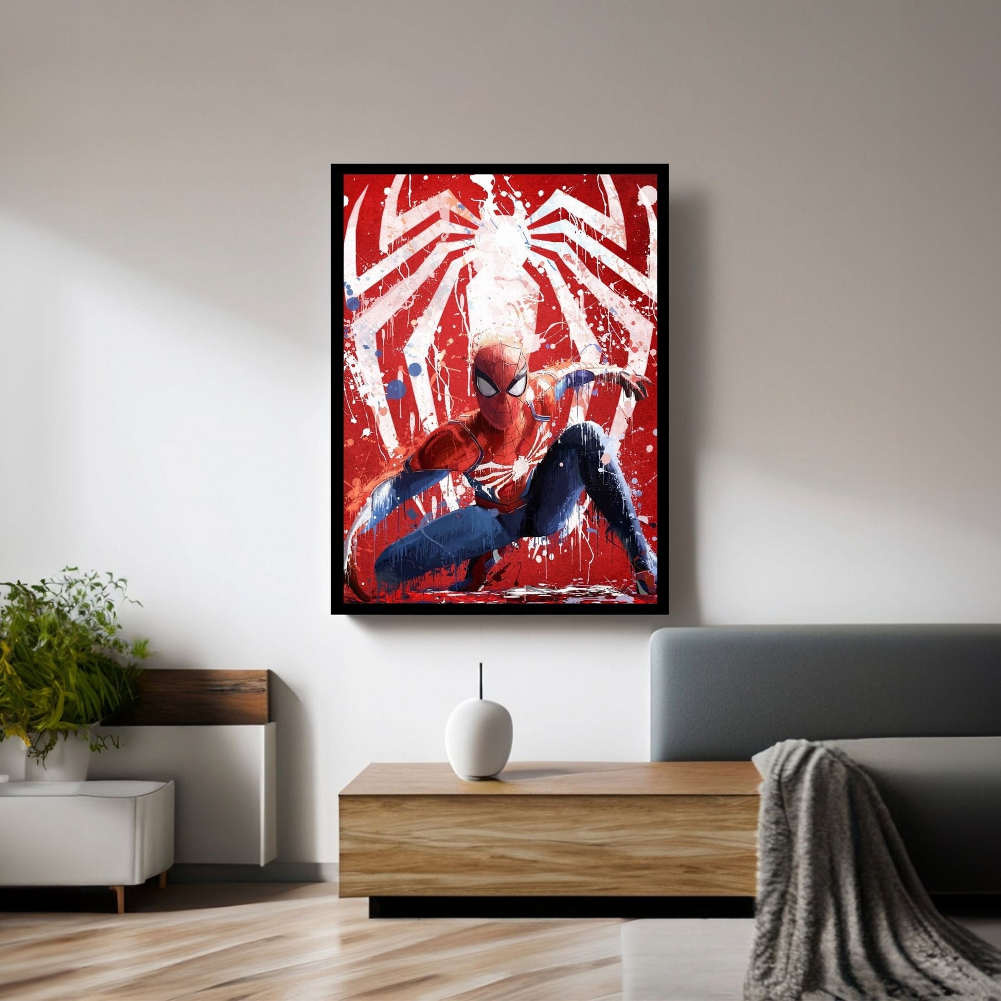 Spiderman Canvas Wall Art - Y Canvas