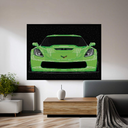 Corvette Canvas Wall Art - Y Canvas