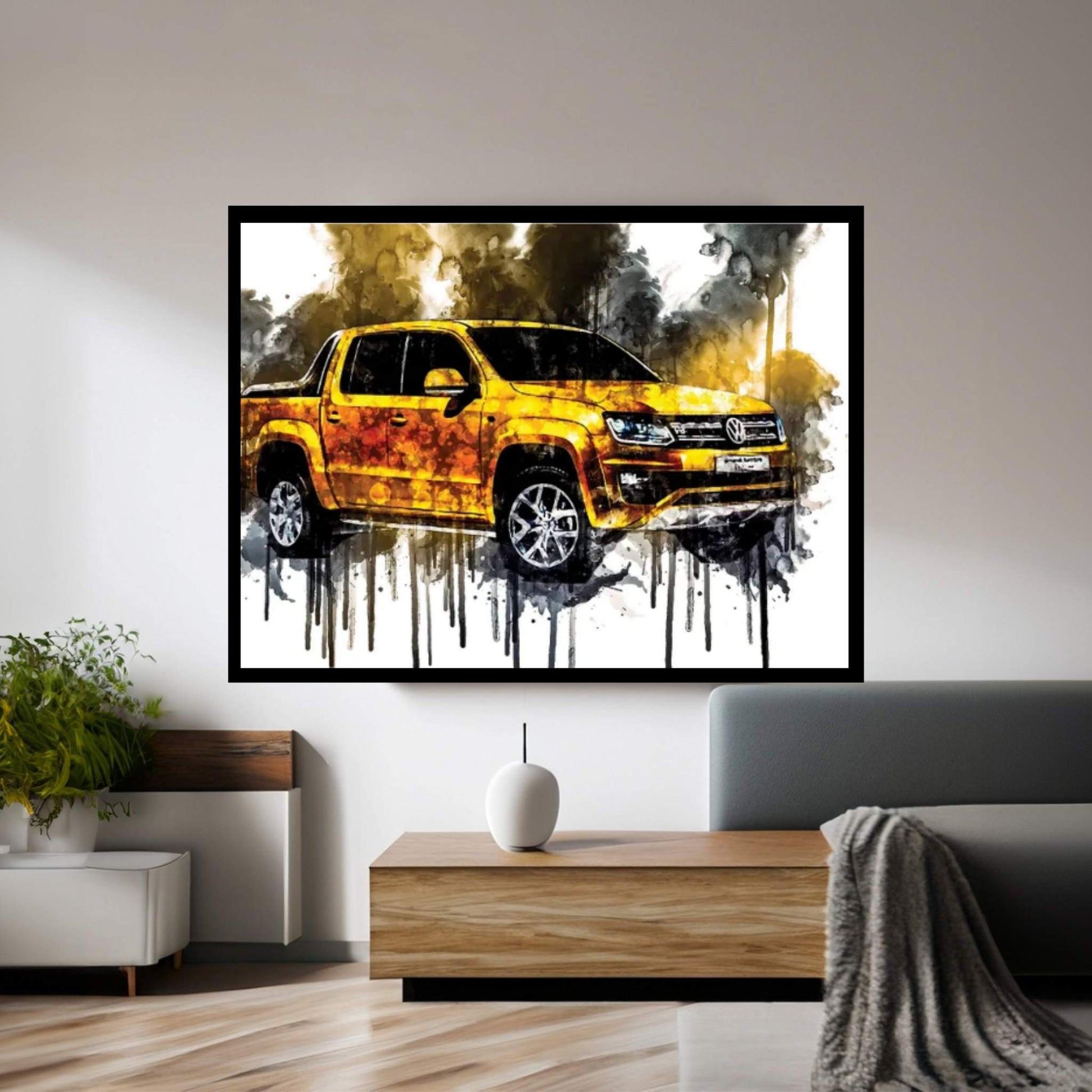 2017 Volkswagen Amarok Aventura Exclusive Concept Canvas Wall Art - Y Canvas