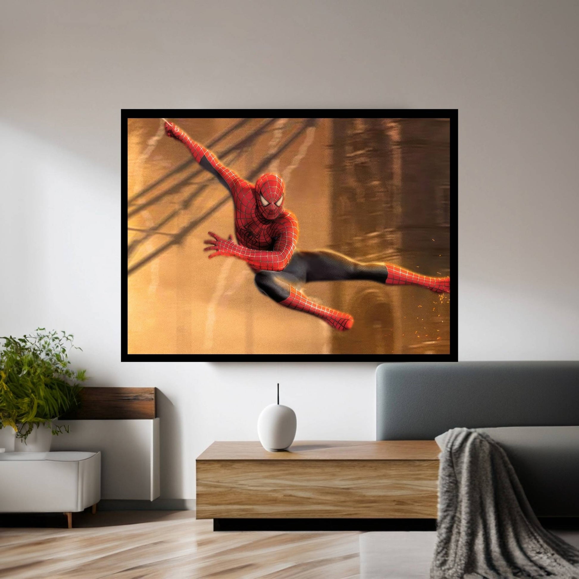 Spiderman Canvas Wall Art - Y Canvas