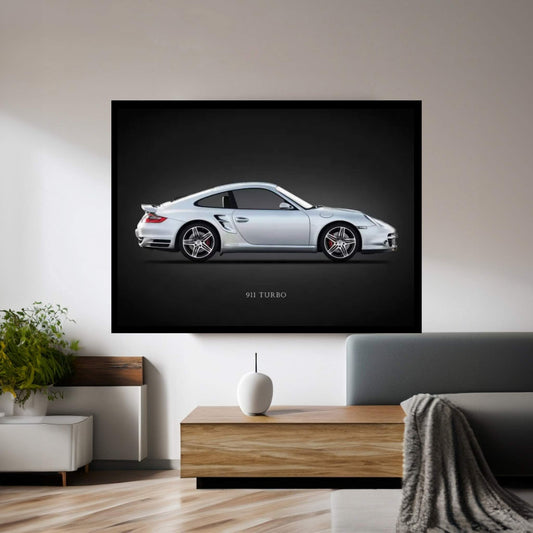 Porsche 911 Turbo 997 2007 Canvas Wall Art - Y Canvas