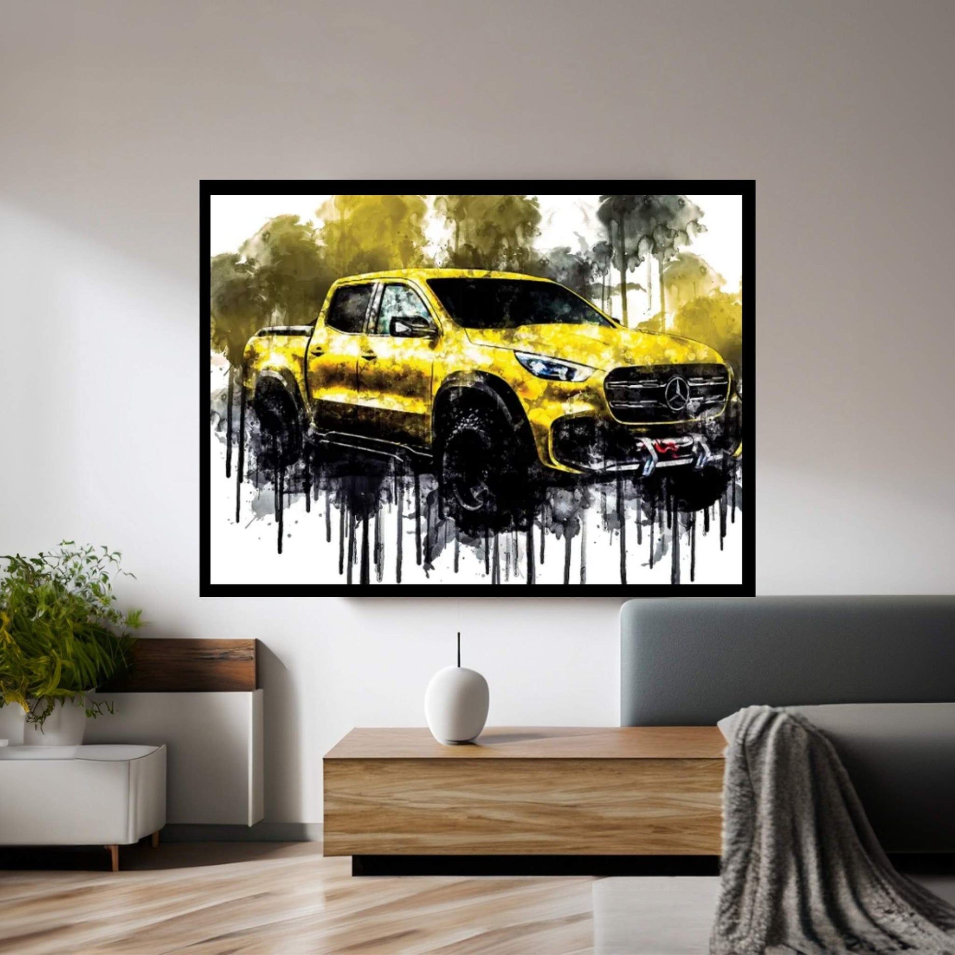 2017 Mercedes Benz Concept X Class Adventurer Pickup Canvas Wall Art - Y Canvas