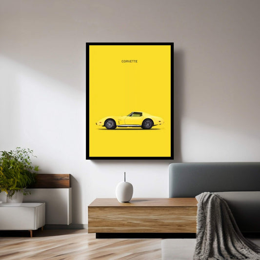 Chevrolet Corvette Canvas Wall Art - Y Canvas