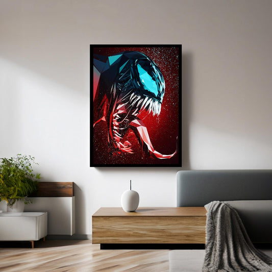 Venom Spiderman Canvas Wall Art - Y Canvas