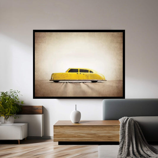 ARGO Yellow Taxi Canvas Wall Art - Y Canvas