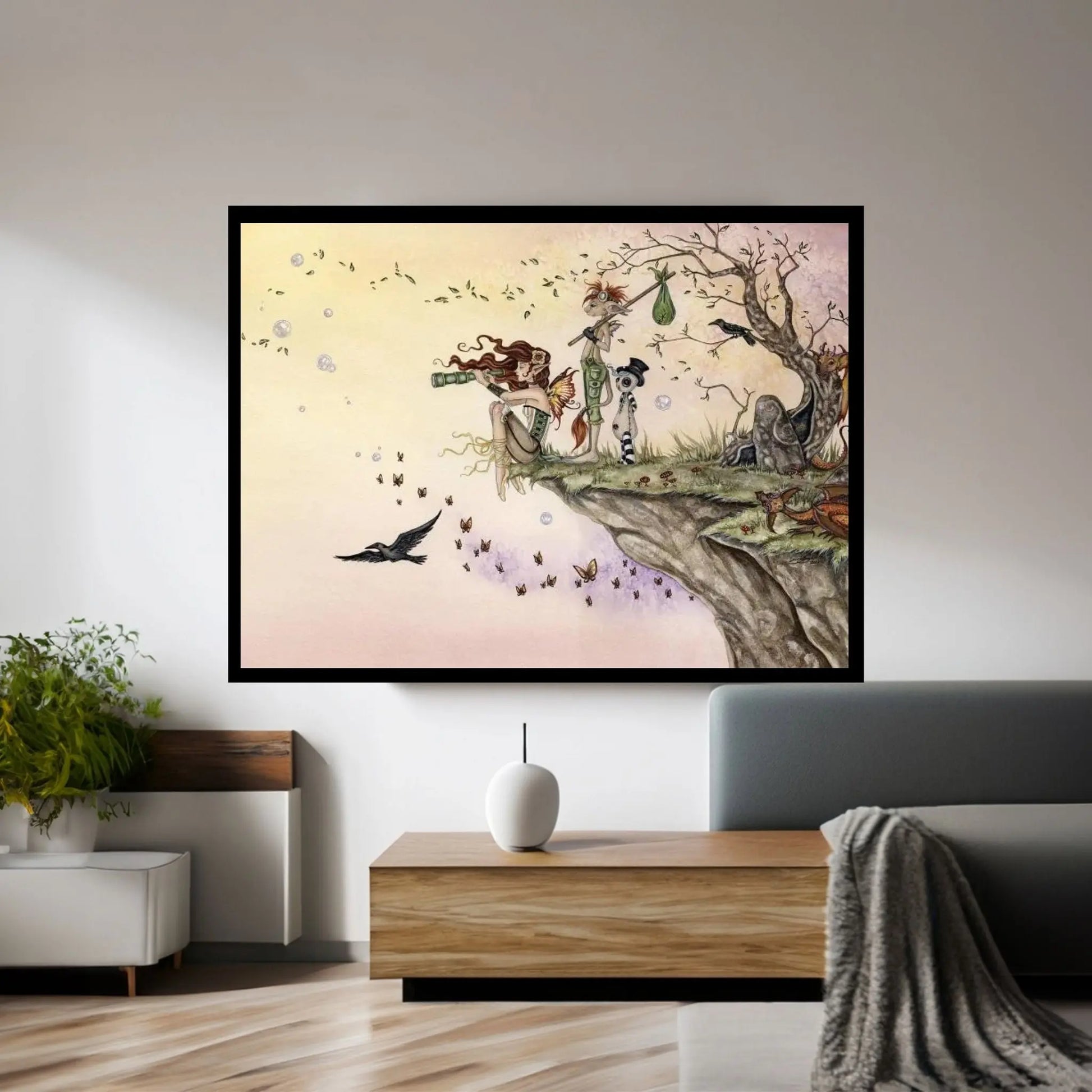 Where The Wind Takes You Canvas Wall Art - Y Canvas