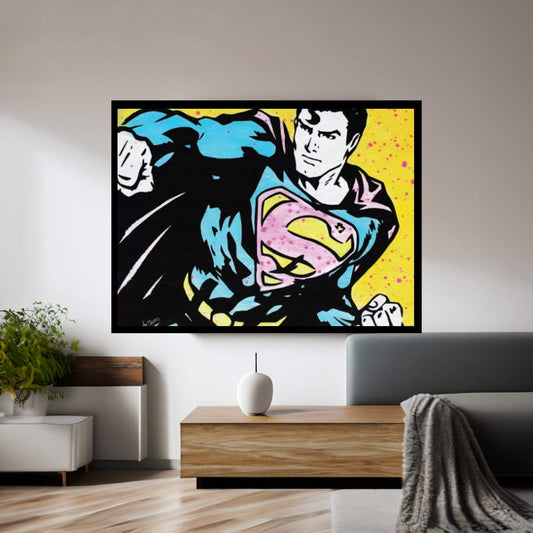 Superman Canvas Wall Art - Y Canvas