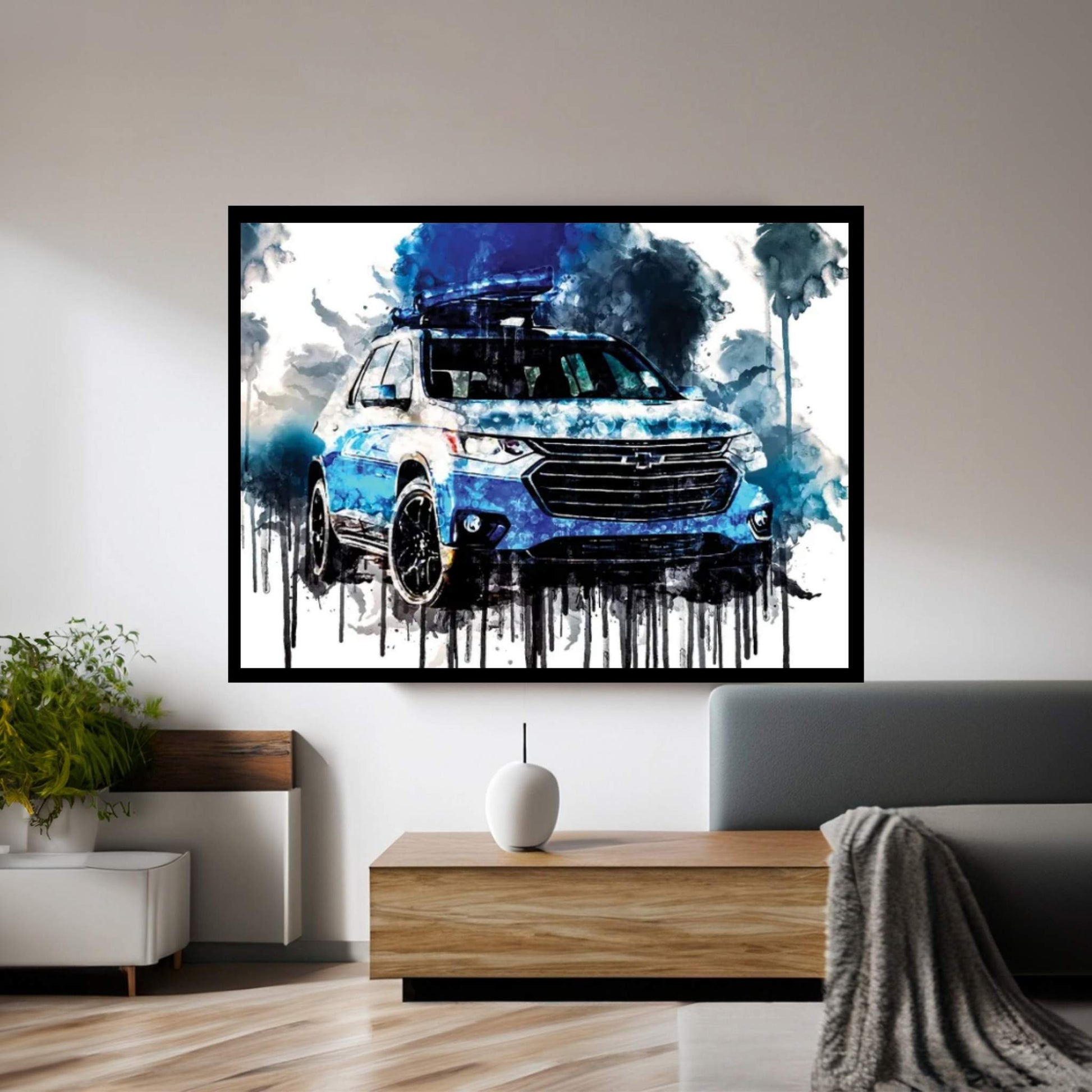 2017 Chevrolet Traverse SUP Concept Canvas Wall Art - Y Canvas