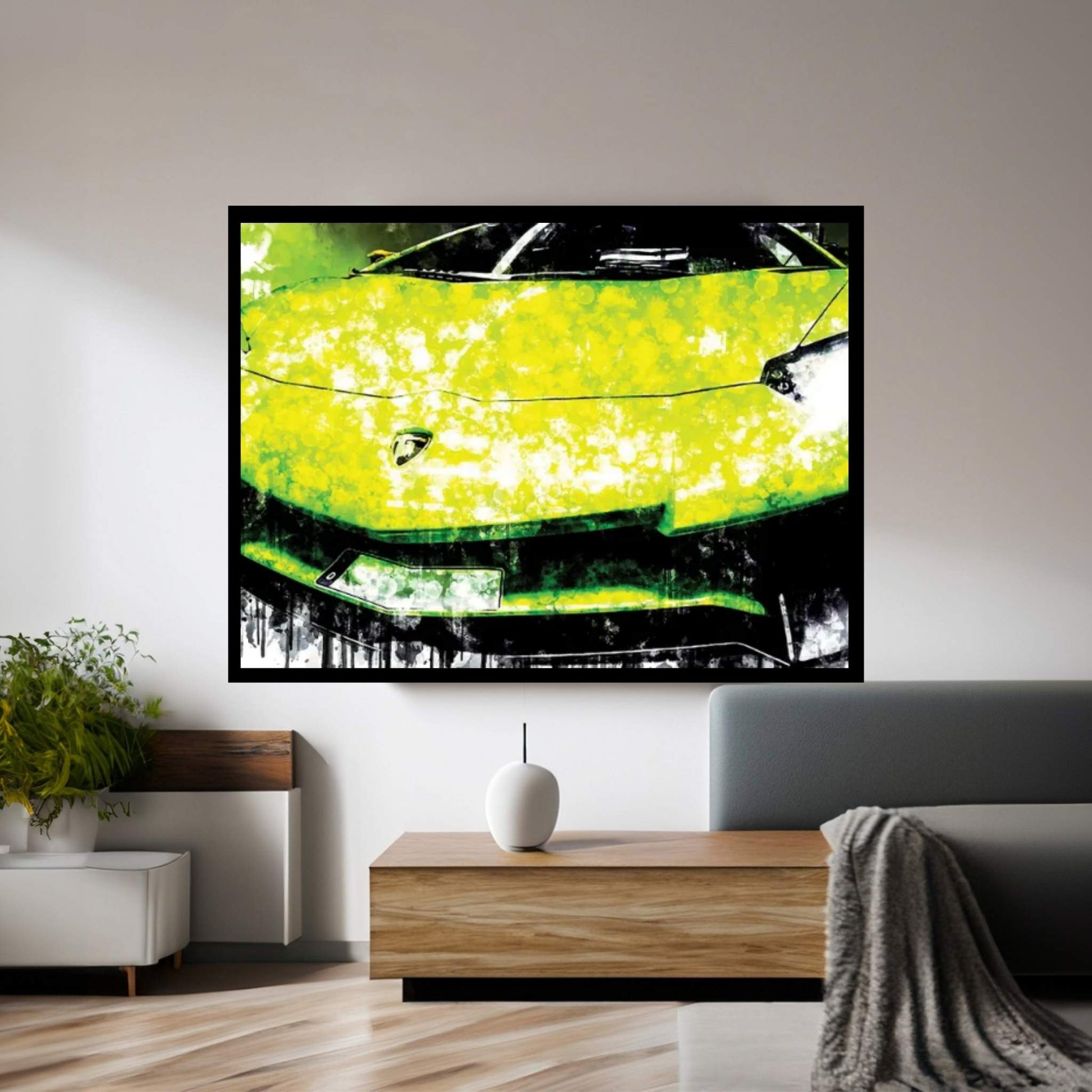 Car 2017 Mcchip DKR Lamborghini Aventador Canvas Wall Art - Y Canvas