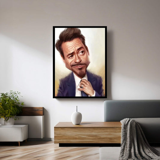 Robert Downey Jr. Canvas Wall Art - Y Canvas