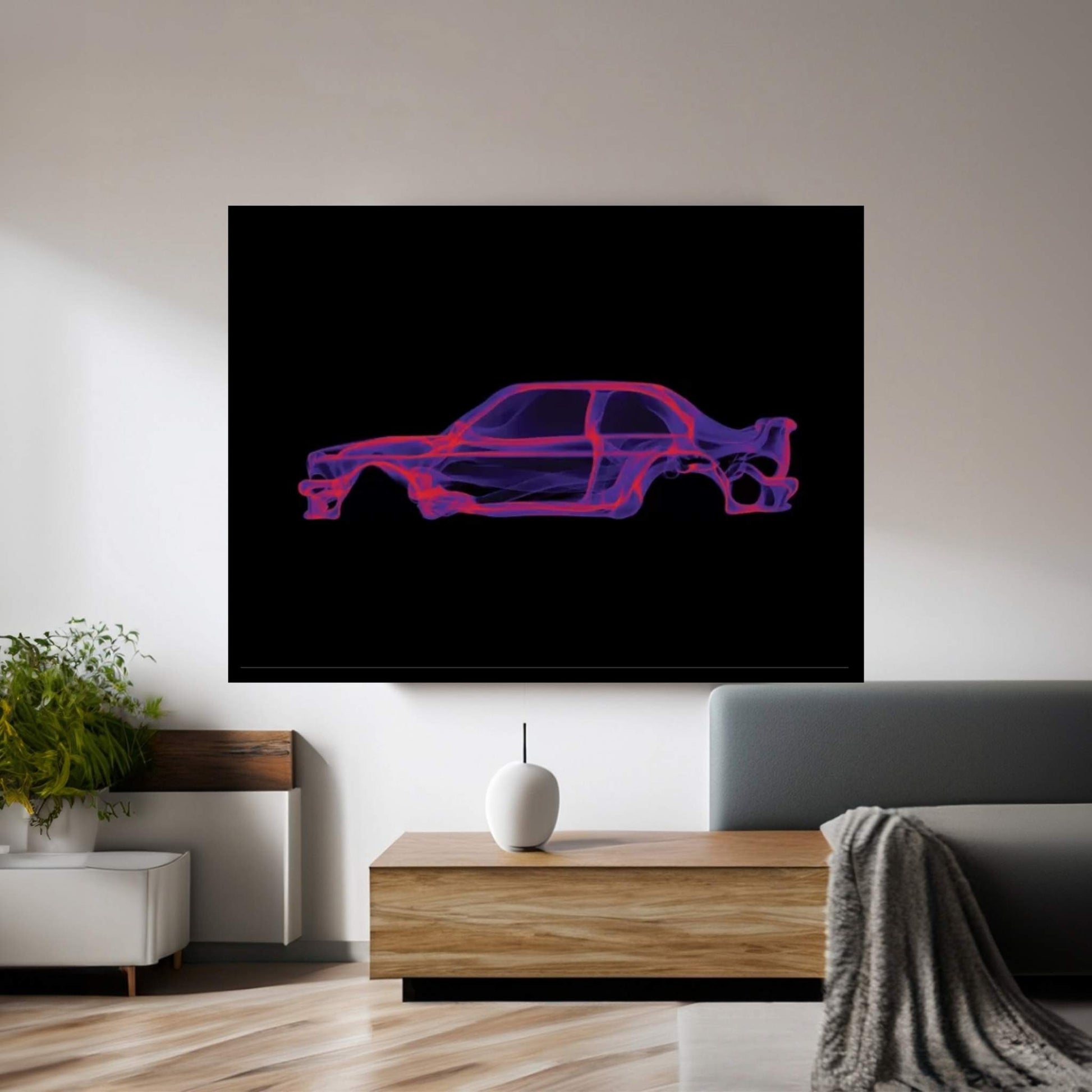 BMW E30 M3 Canvas Wall Art - Y Canvas