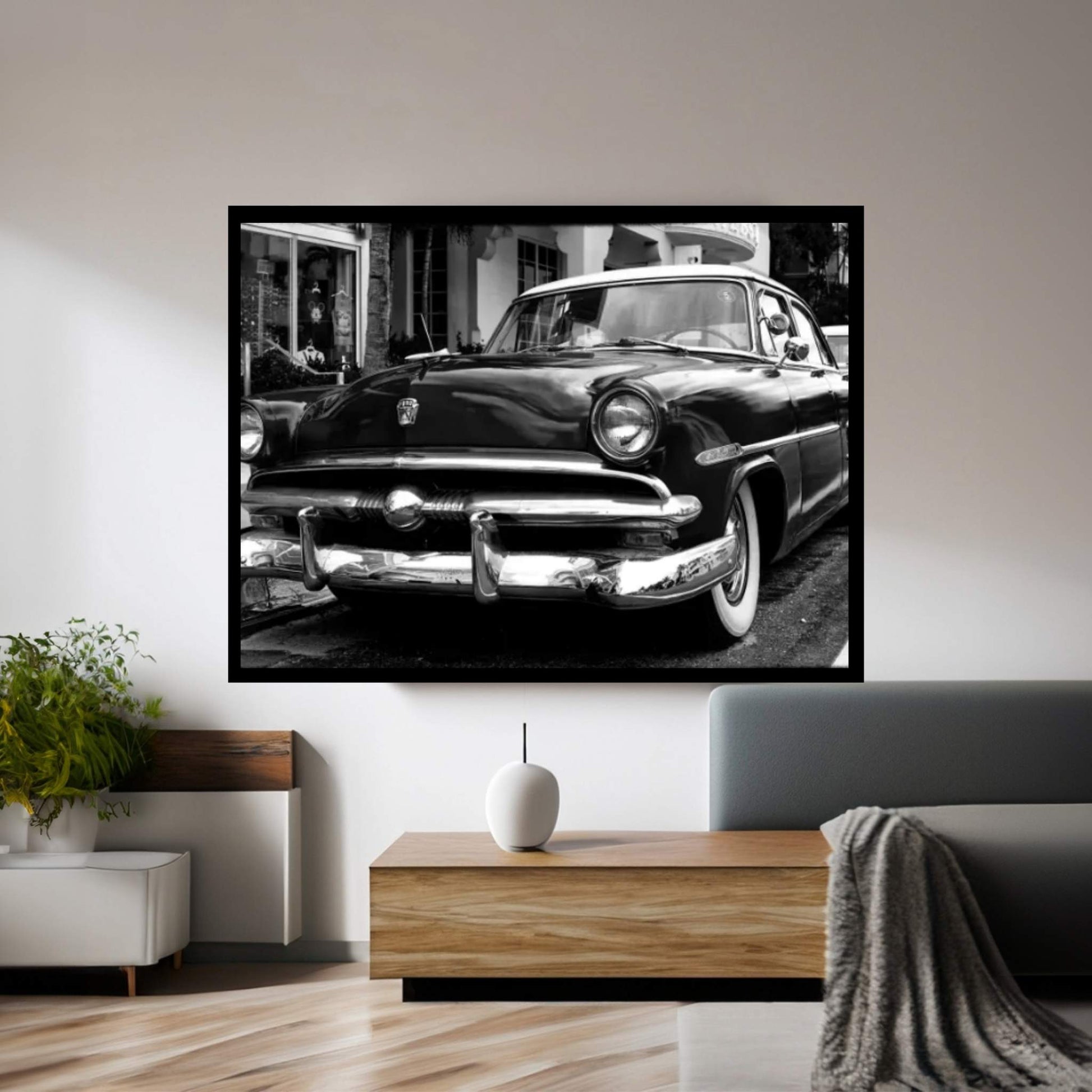 Classic Ford Canvas Wall Art - Y Canvas