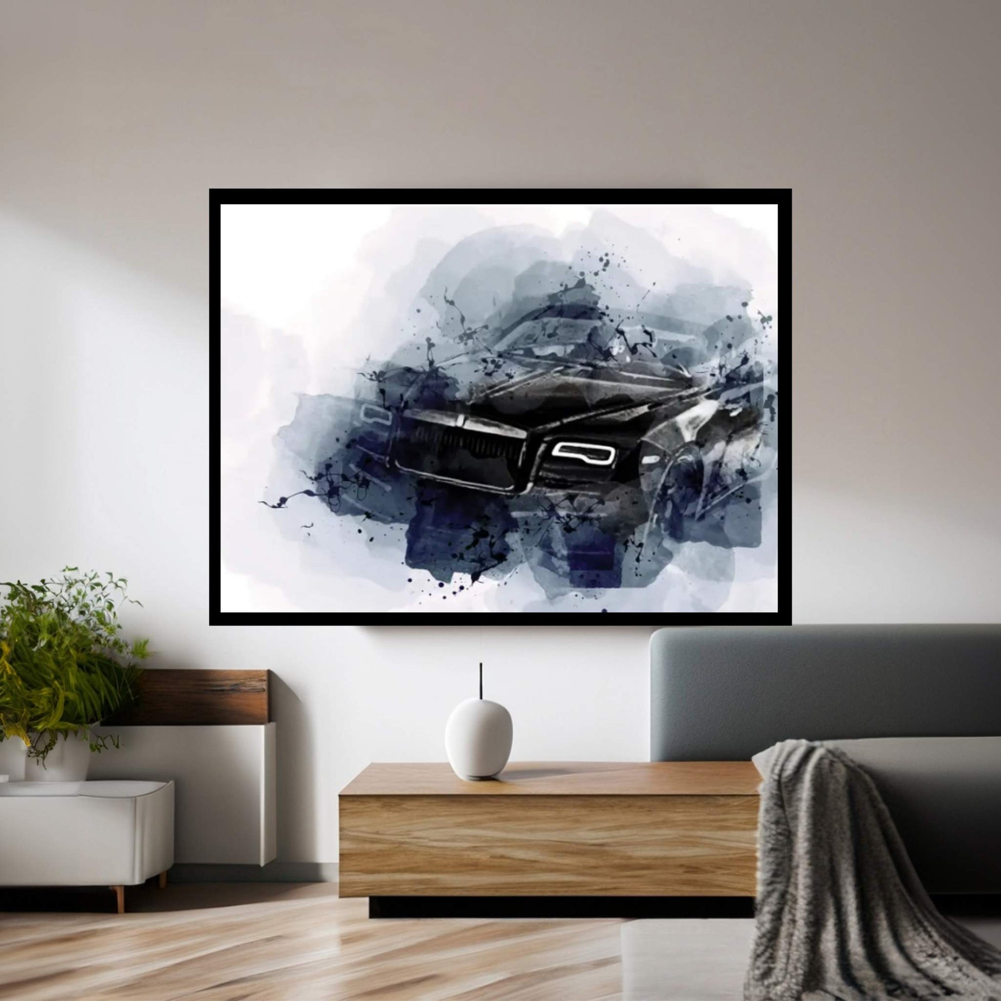 2022 Spofec Overdose Rolls-Royce Dawn Black Badge Canvas Wall Art - Y Canvas