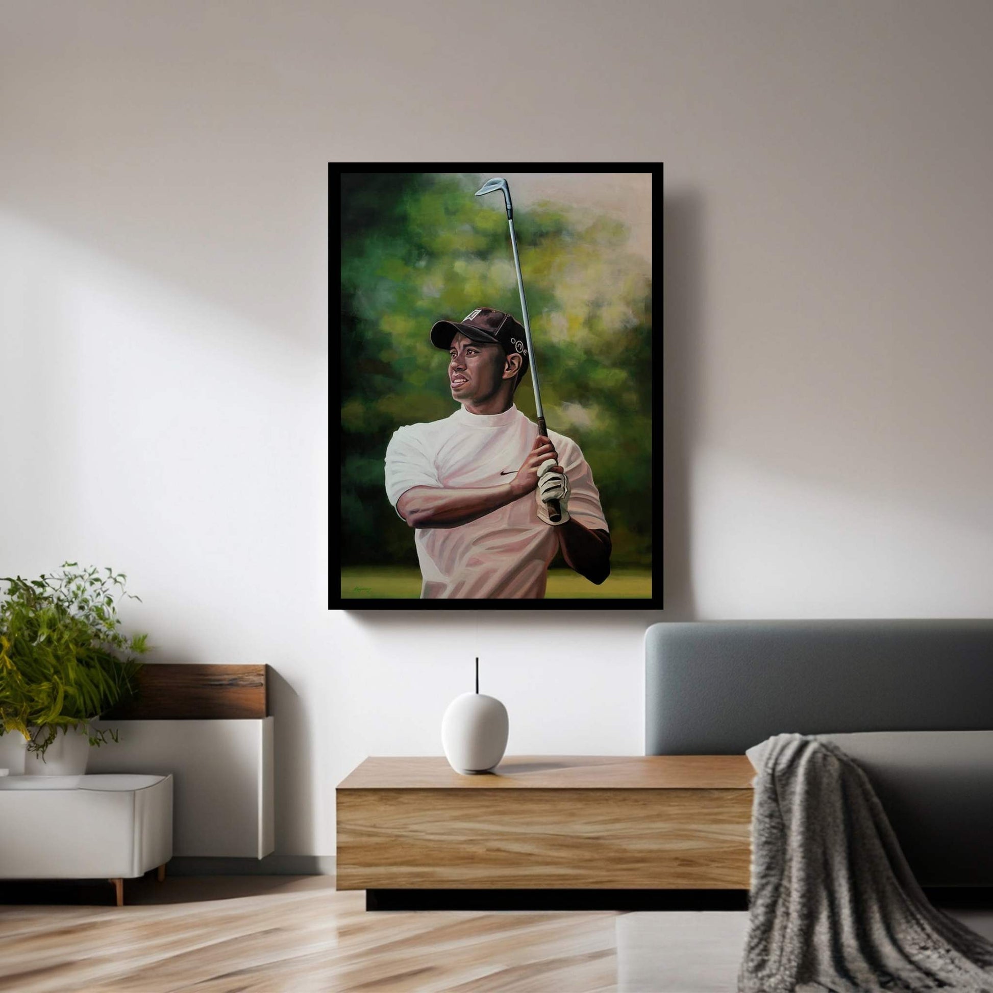 Tiger Woods Canvas Wall Art - Y Canvas