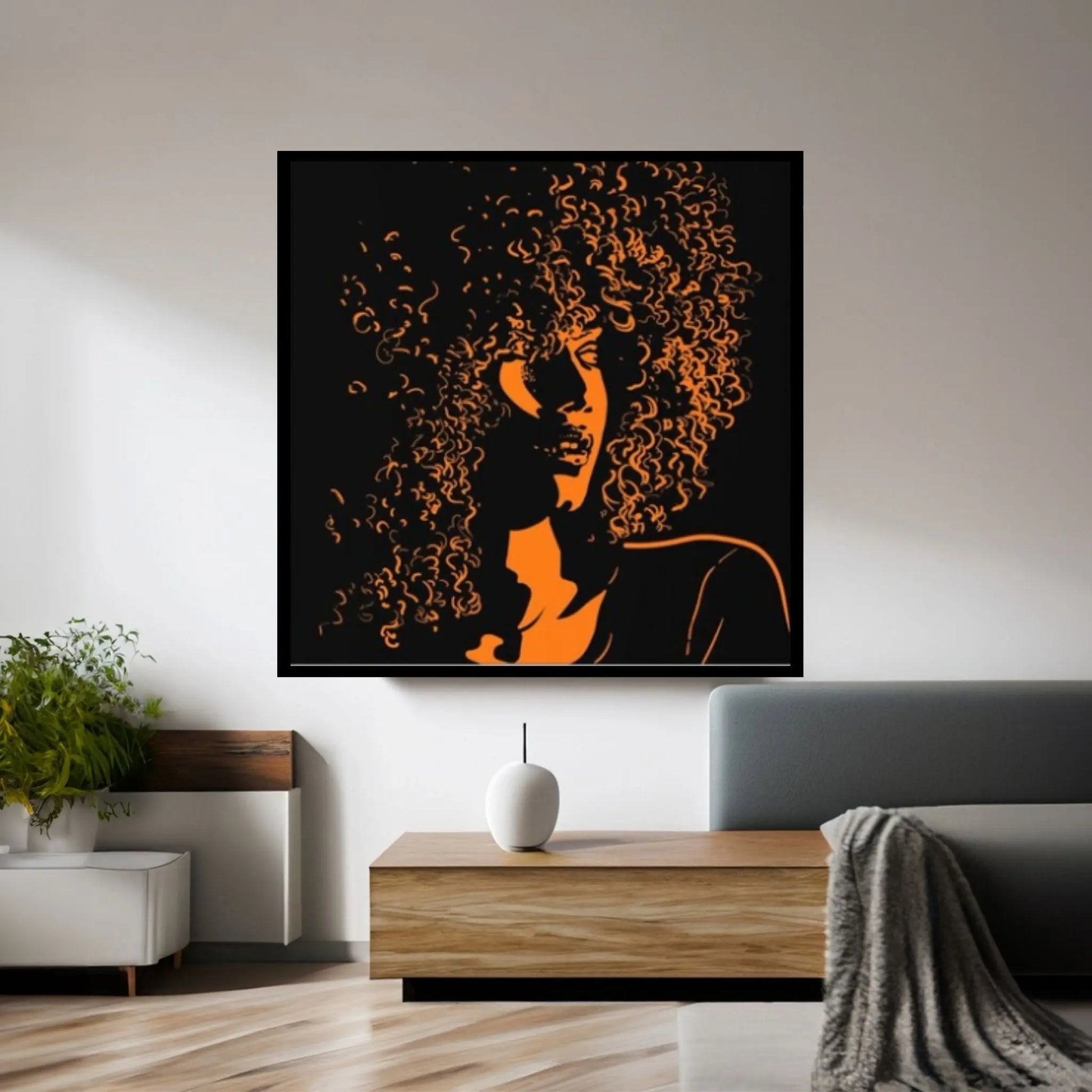 African Woman Art, African Woman Canvas - Y Canvas