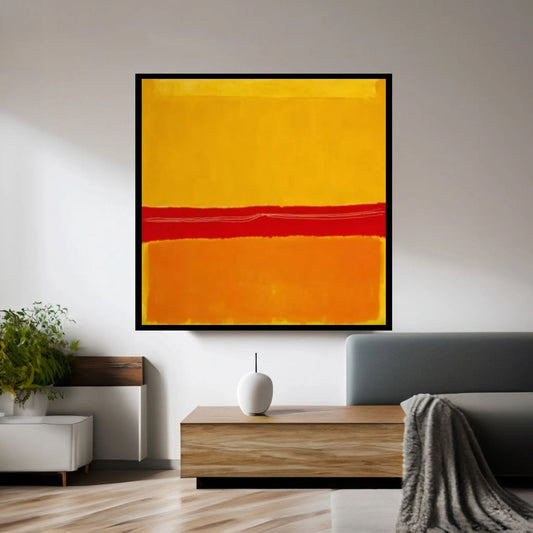 Mark Rothko No 5 No 22 Canvas,Abstract Canvas Wall Art, Modern Art Expressionism Painting, Poster Art Reproduction - Y Canvas