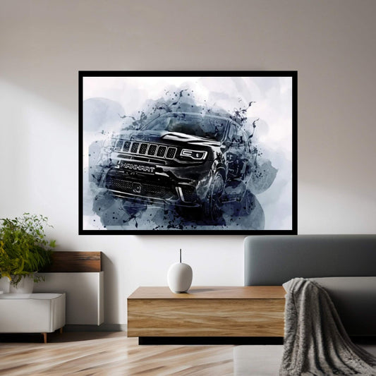 Jeep Grand Cherokee Manhart Gc VIII00 Wk2 Exterior Canvas Wall Art - Y Canvas