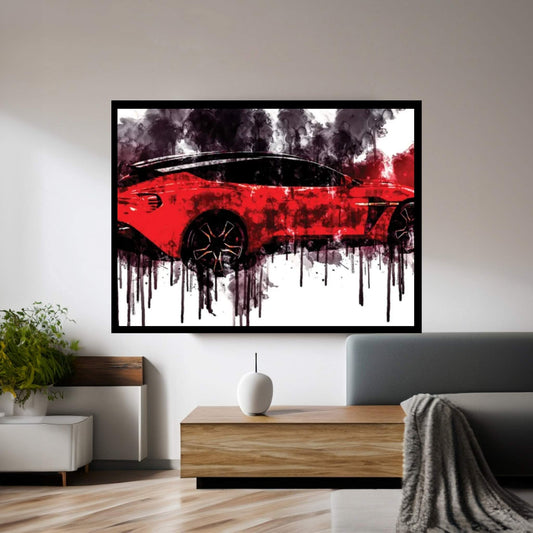 2018 Aston Martin Vanquish Zagato Shooting Brake Canvas Wall Art - Y Canvas