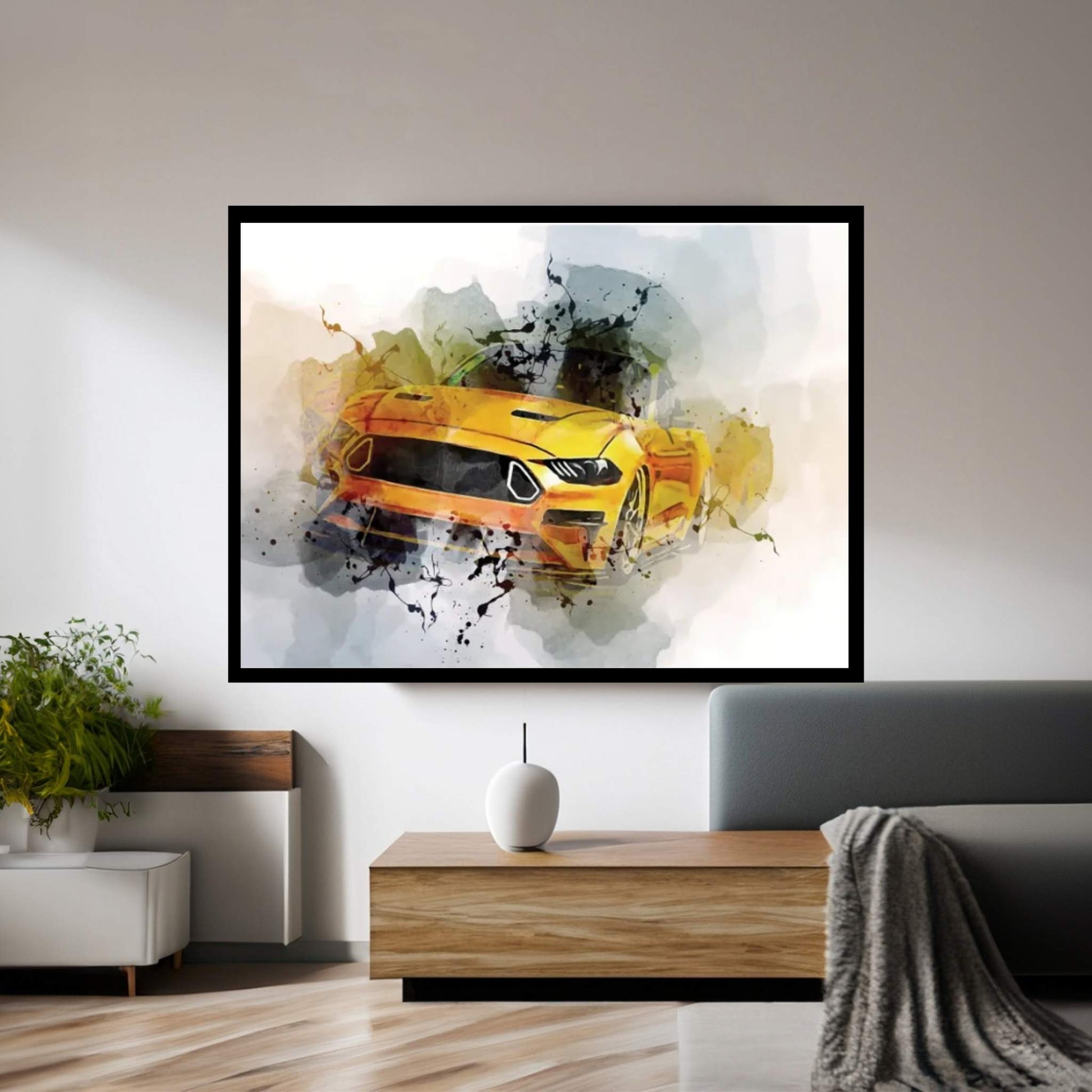 Ford Mustang Shelby Gt500 2021 Canvas Wall Art - Y Canvas