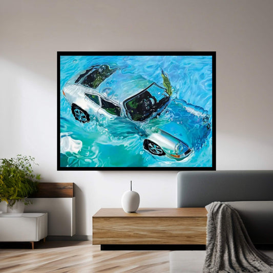 Chlorine VI Canvas Wall Art - Y Canvas