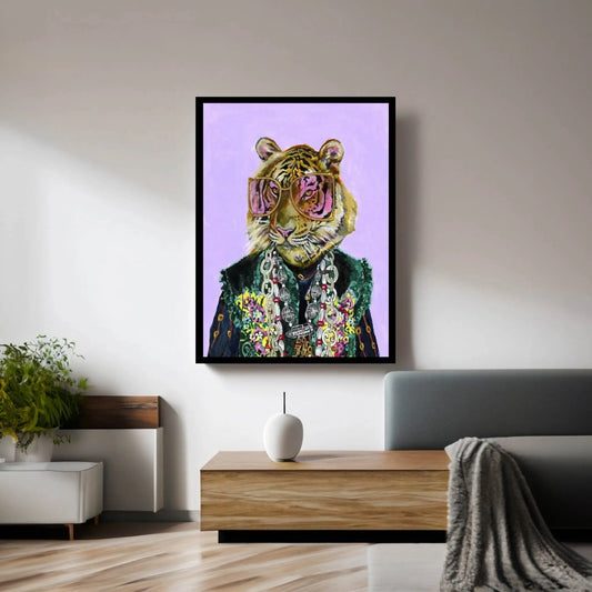 Gucci Bengal Tiger Canvas Wall Art - Y Canvas