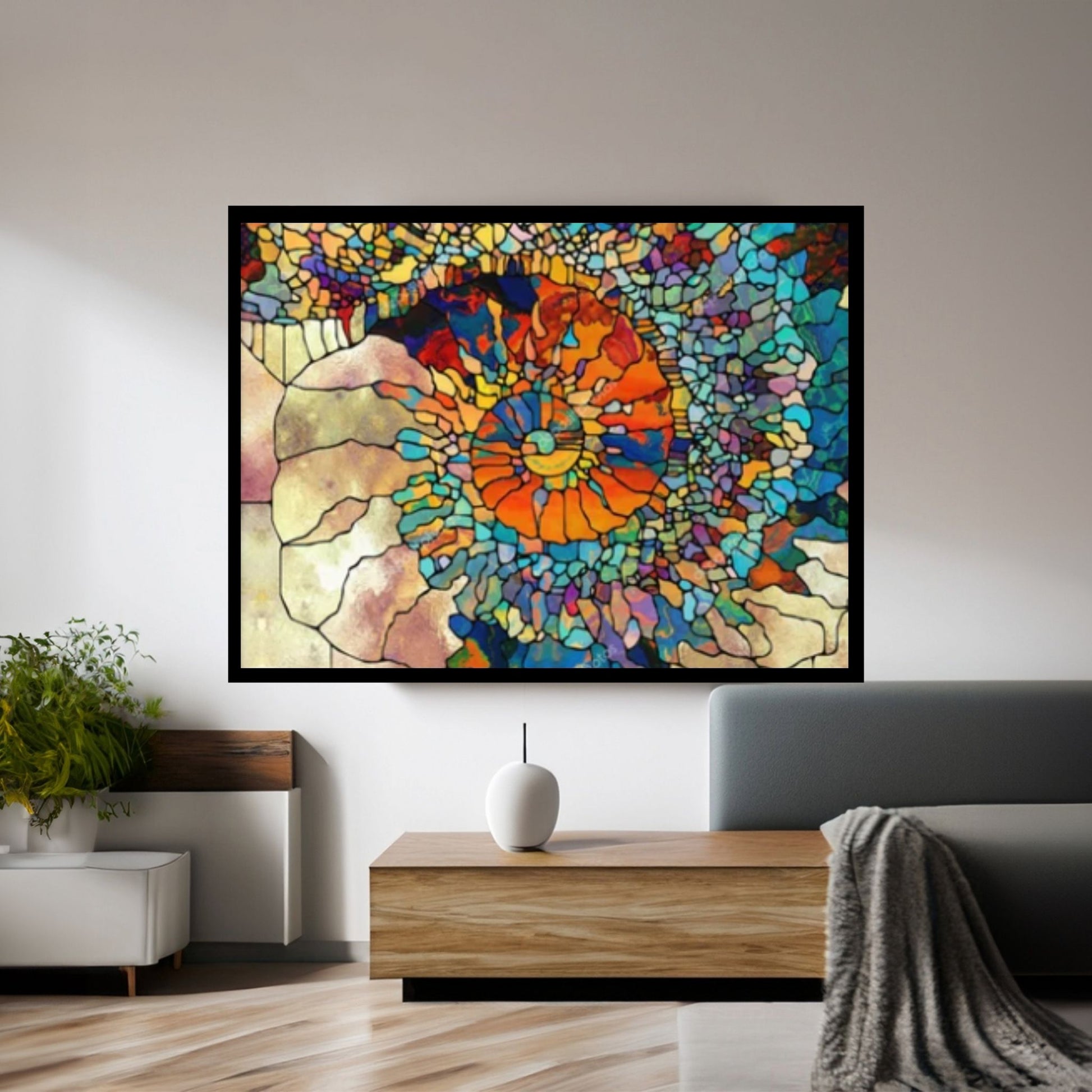 Large Lux Abstract Printing Canvas Print Wall Art, Wall Art Decoration - Y Canvas