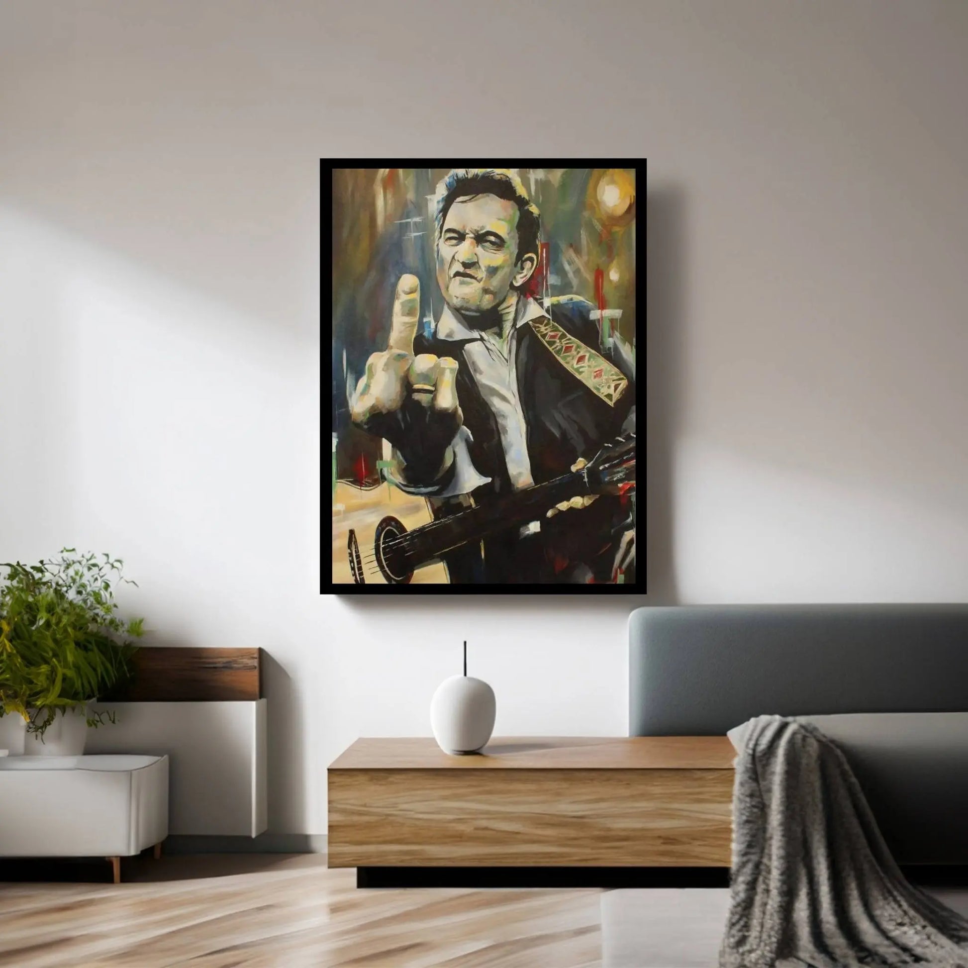 Hello, I'm Johnny Cash Canvas Wall Art - Y Canvas