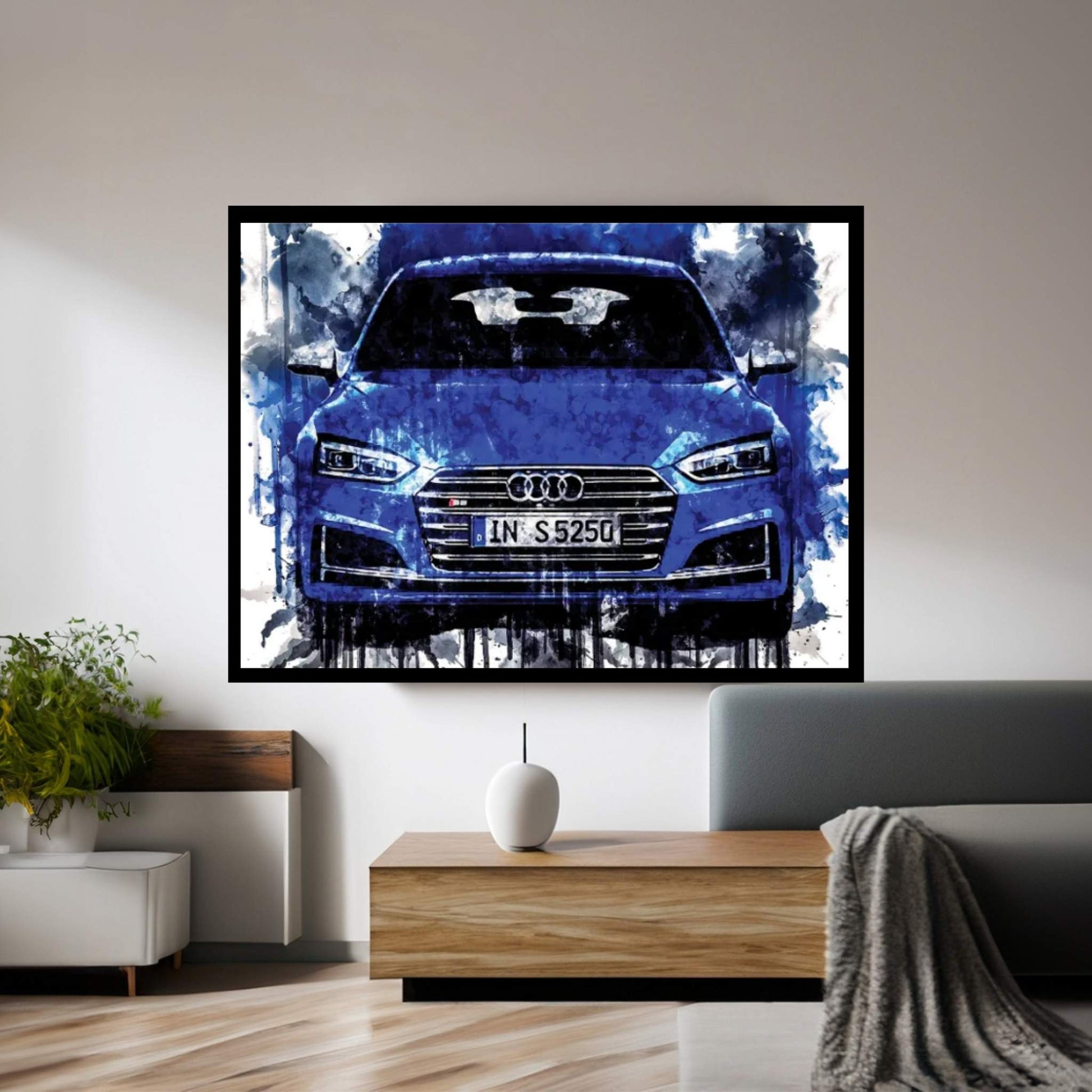 2018 Audi S5 Sportback Canvas Wall Art - Y Canvas