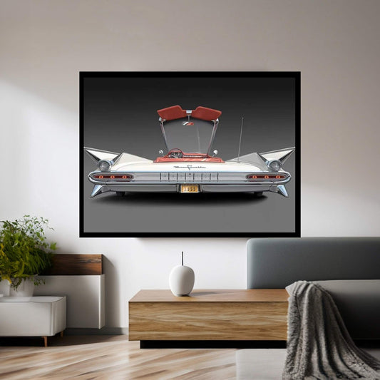 1959 Pontiac Bonneville Canvas Wall Art - Y Canvas