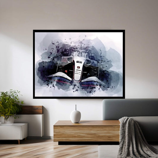 2022 Haas Vf-22 Formula 1 Canvas Wall Art - Y Canvas