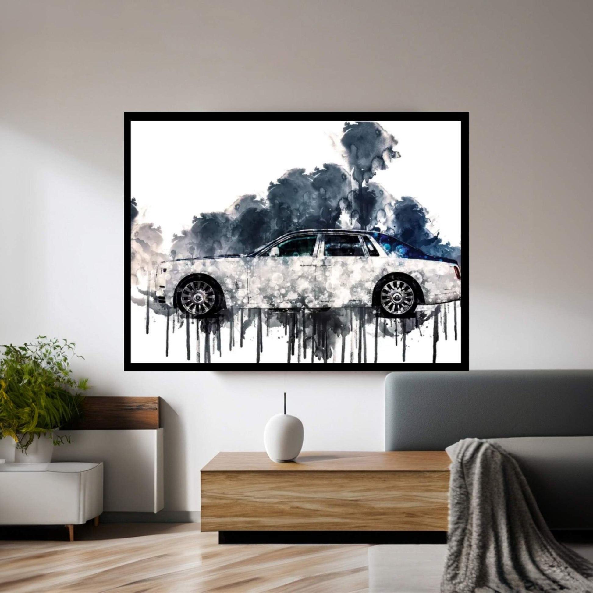 2017 Rolls Royce Phantom Canvas Wall Art - Y Canvas