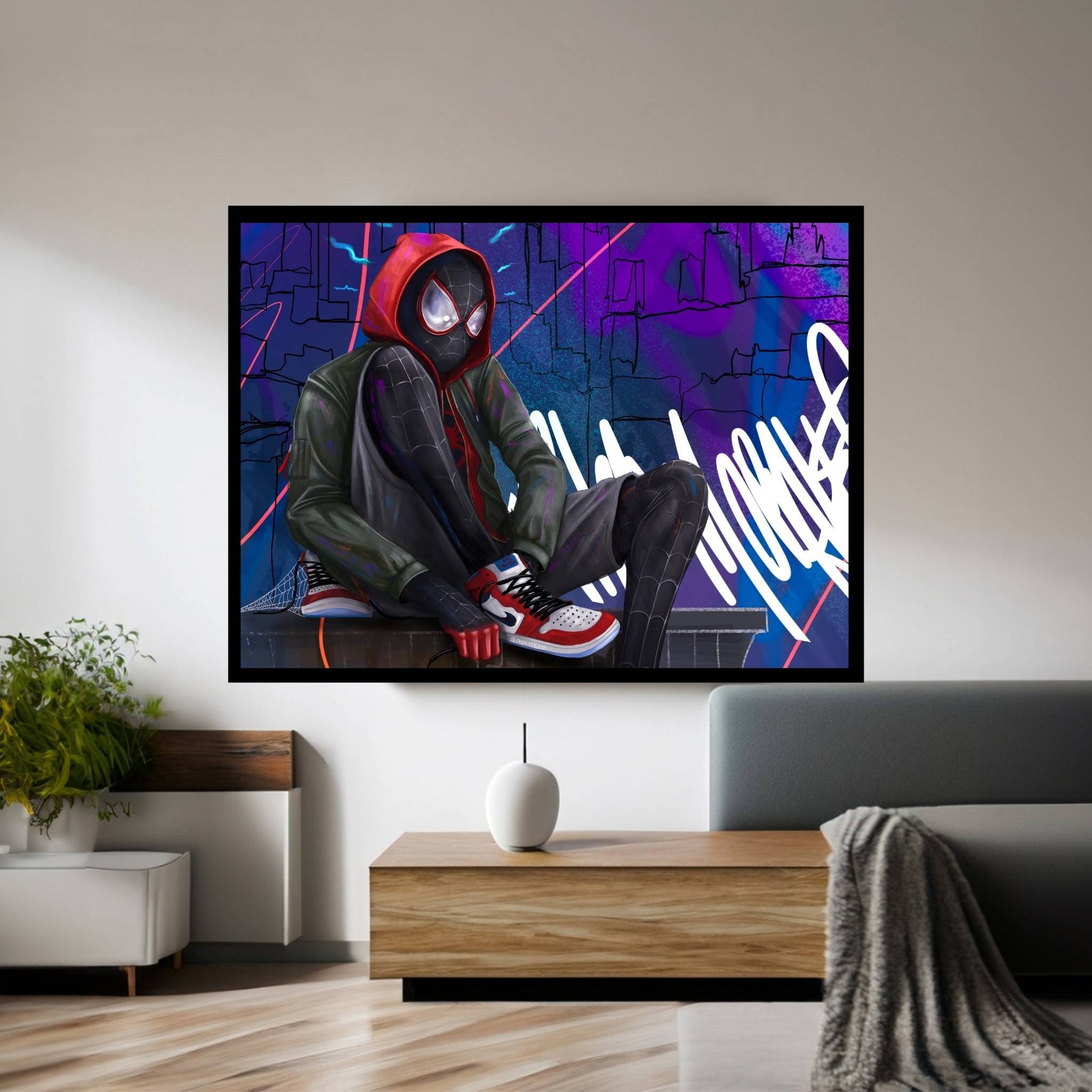 Spiderman Canvas Wall Art - Y Canvas