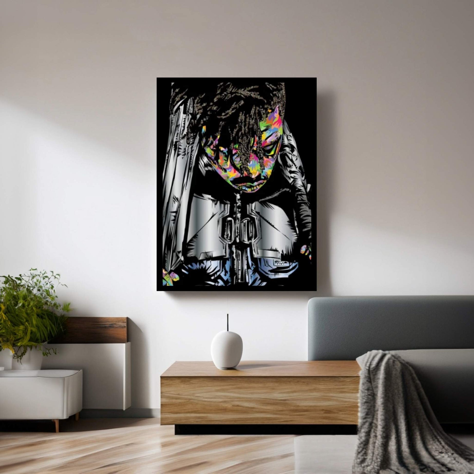 Killmonger Canvas Wall Art - Y Canvas