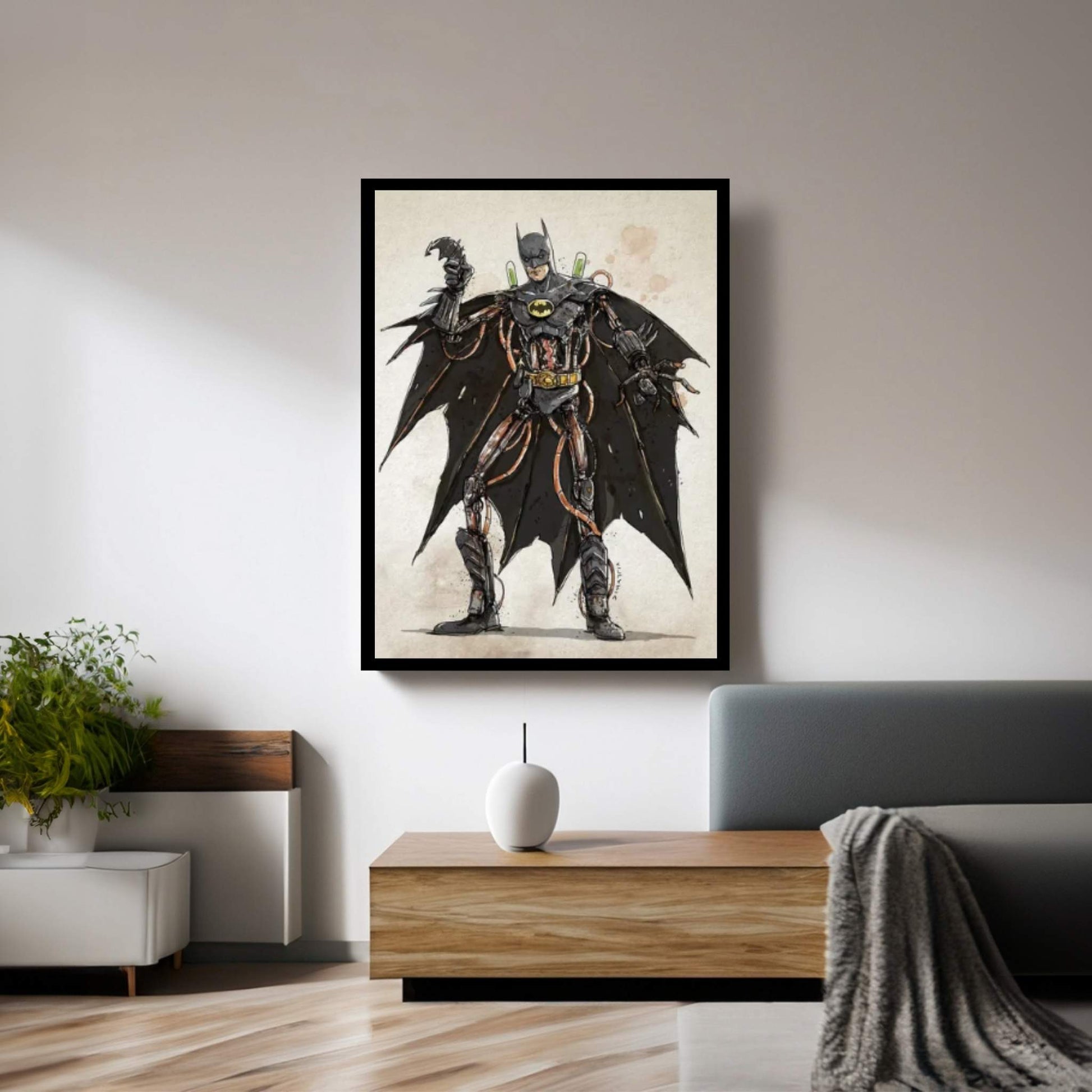 Rusty Batman '89 Canvas Wall Art - Y Canvas