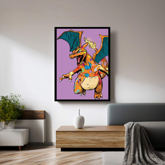 Pokémon - Charizard Canvas Wall Art - Y Canvas