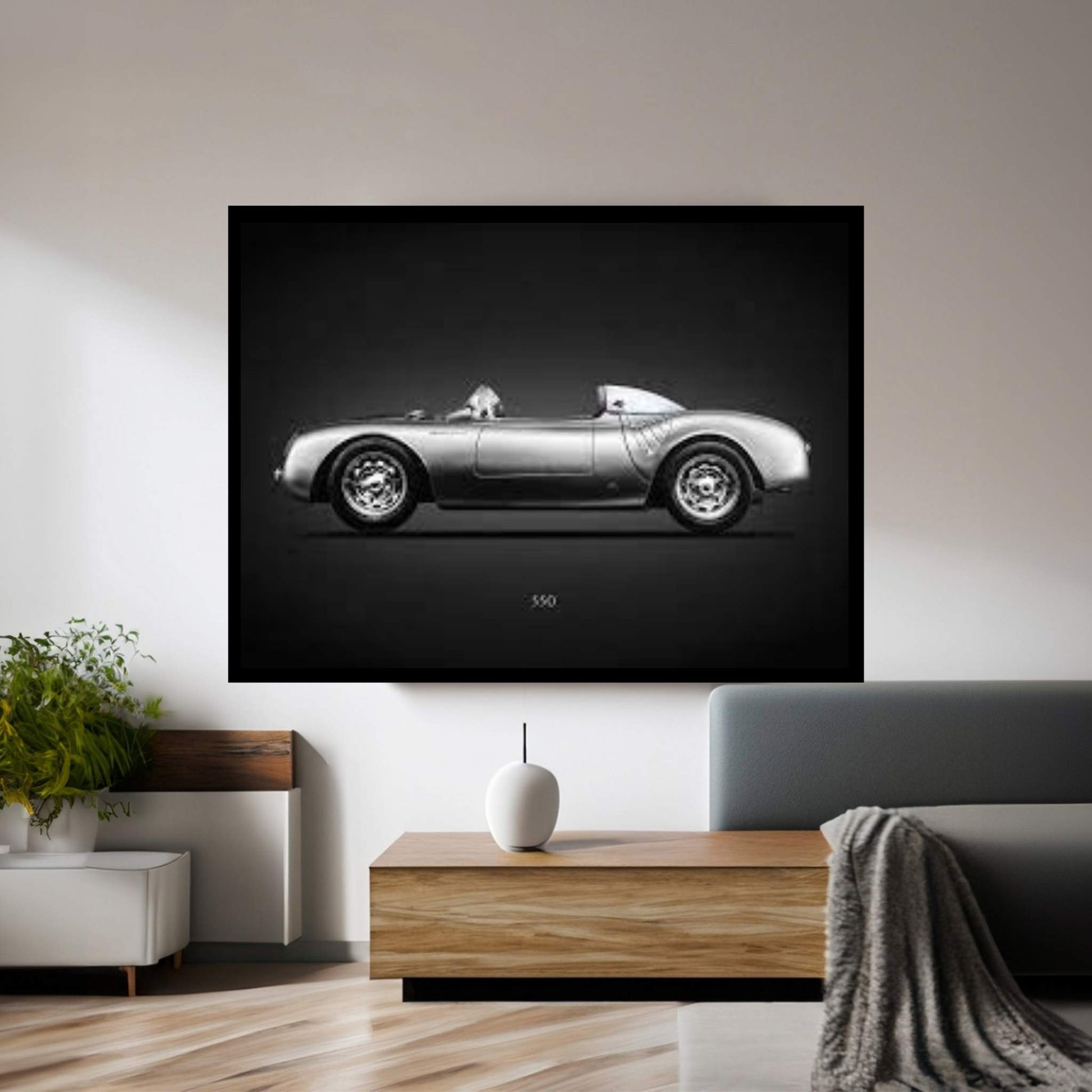 Porsche 550 Spyder Canvas Wall Art - Y Canvas