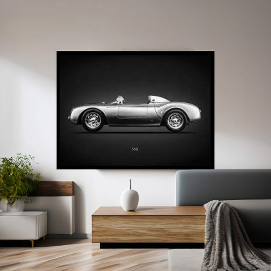 Porsche 550 Spyder Canvas Wall Art - Y Canvas