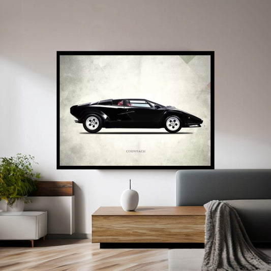 1982 Lamborghini Countach LP500 S Canvas Wall Art - Y Canvas