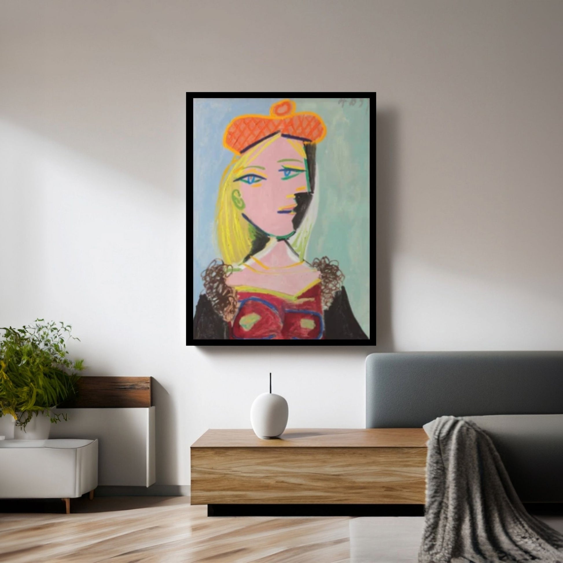 Pablo Picasso Marie-Therese Exhibition Canvas Wall Art, Pablo Picasso Print - Y Canvas