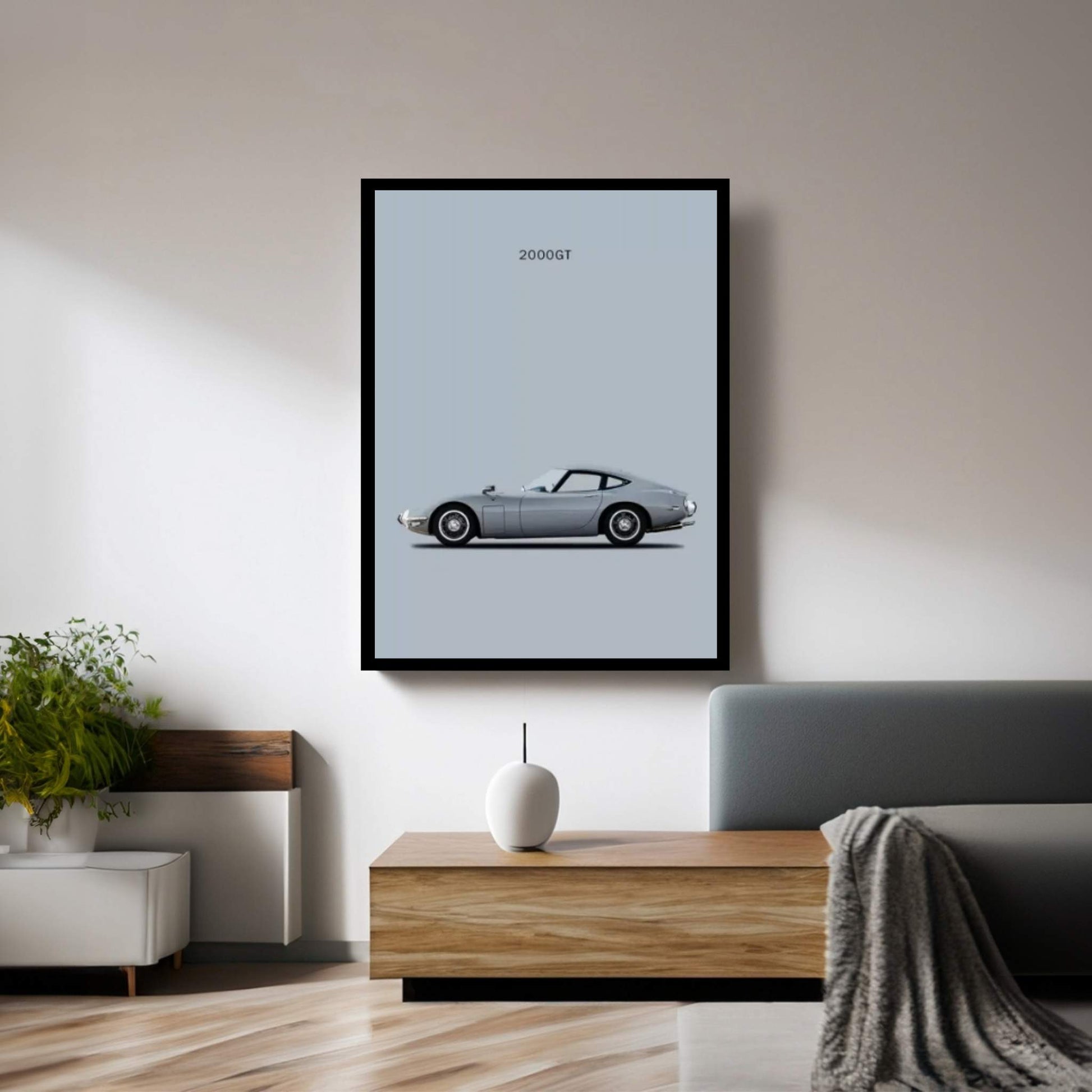 Toyota 2000GT Canvas Wall Art - Y Canvas