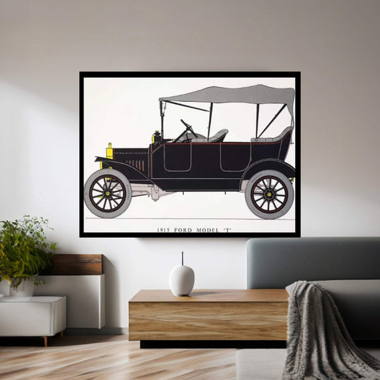 Auto: Model T Ford, 1915 Canvas Wall Art - Y Canvas