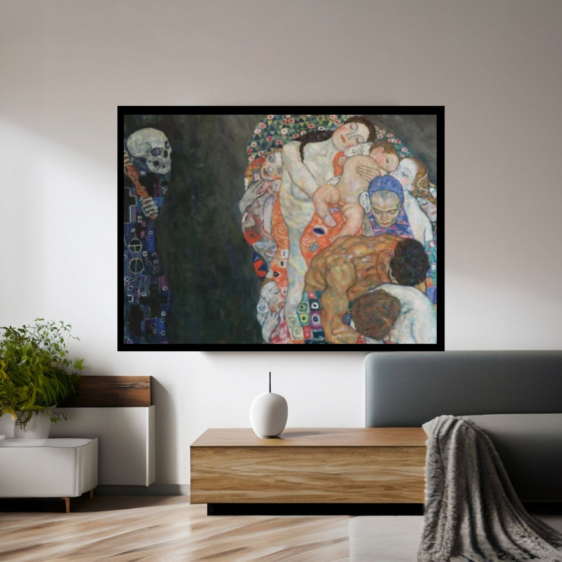 Gustav Klimt, Death And Life, Klimt Print Death And Life - Y Canvas