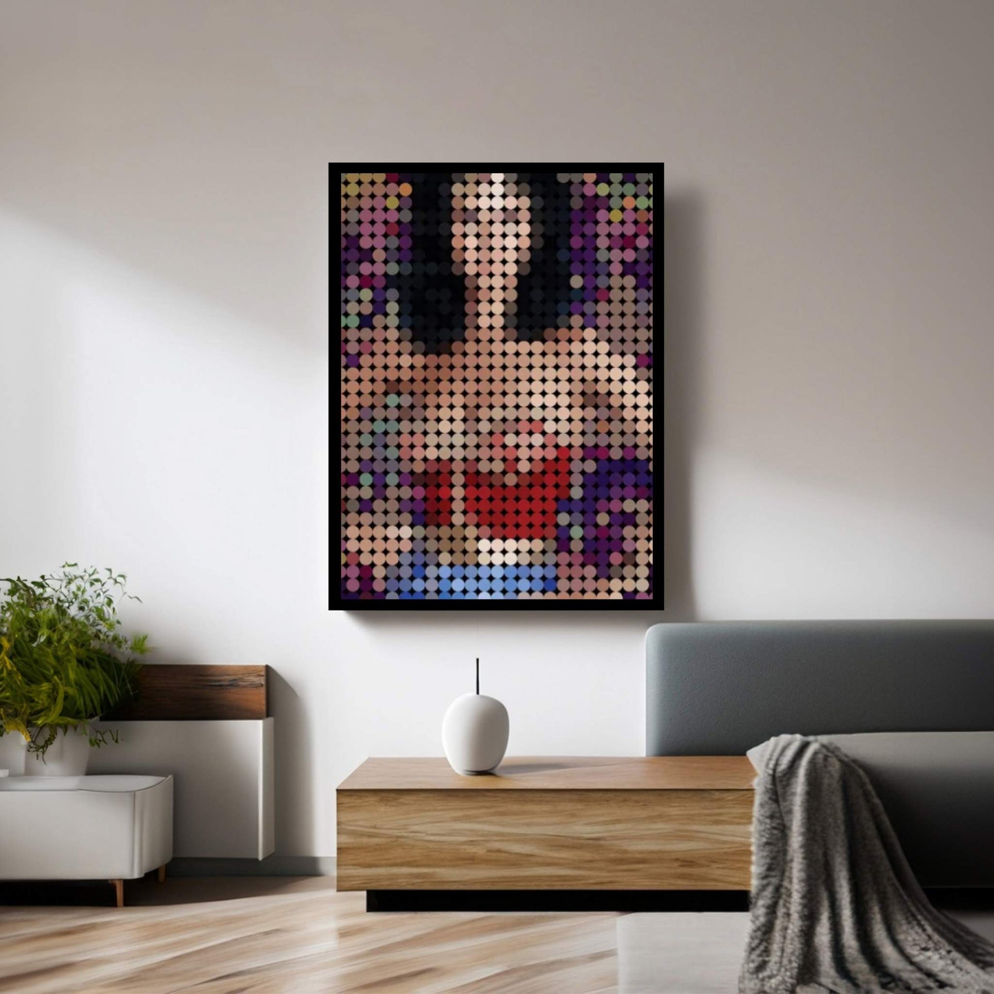 Wonder Woman 80s Canvas Wall Art - Y Canvas